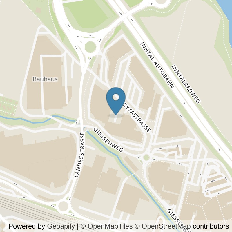 Map: location of INVIBE Völs in Völs