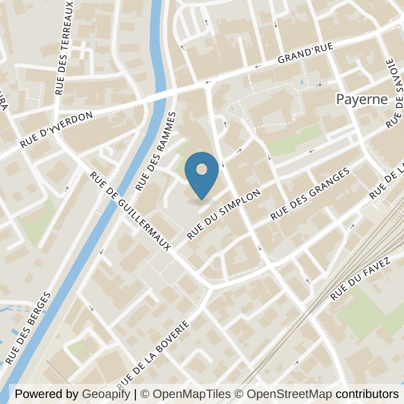 Map: location of Iron Bodyfit Payerne in Payerne