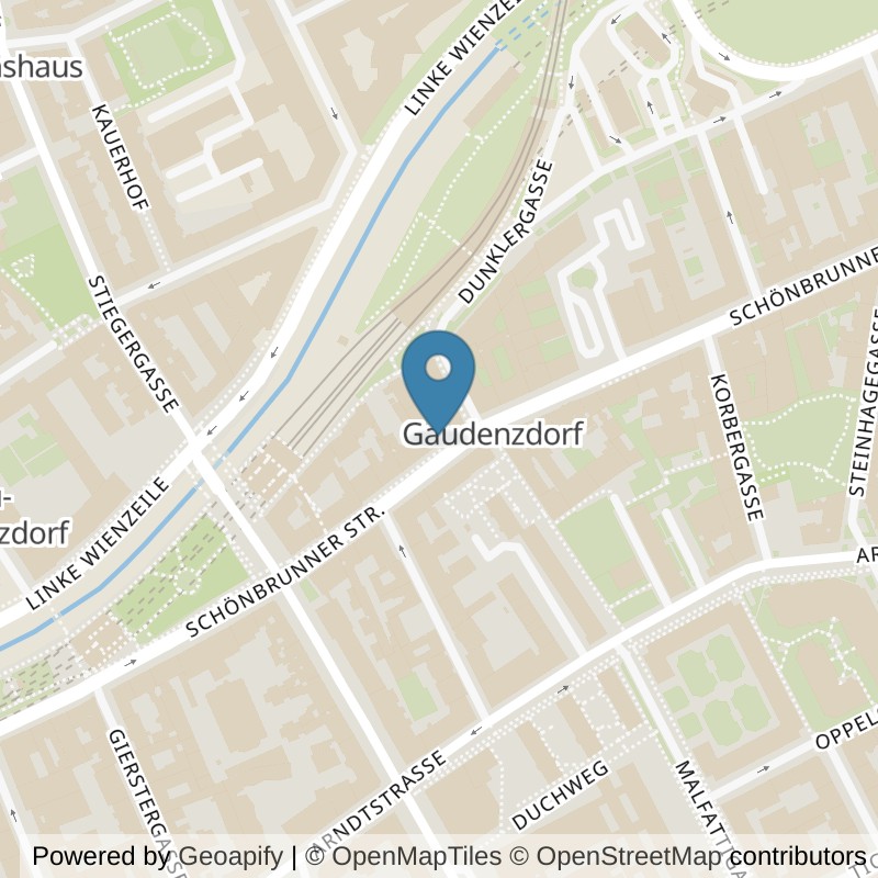 Map: location of Iron Fist Gym Vienna in Wien