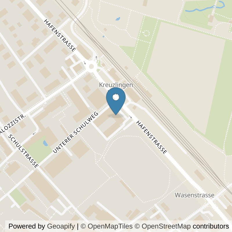 Map: location of Iron Gym Fitnesscenter in Kreuzlingen