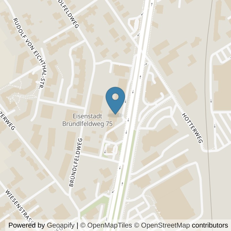 Map: location of IronGym in Eisenstadt