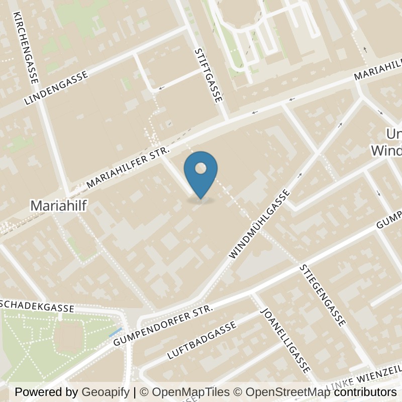 Map: location of ISC Gym Fitnesscenter Wien in Wien