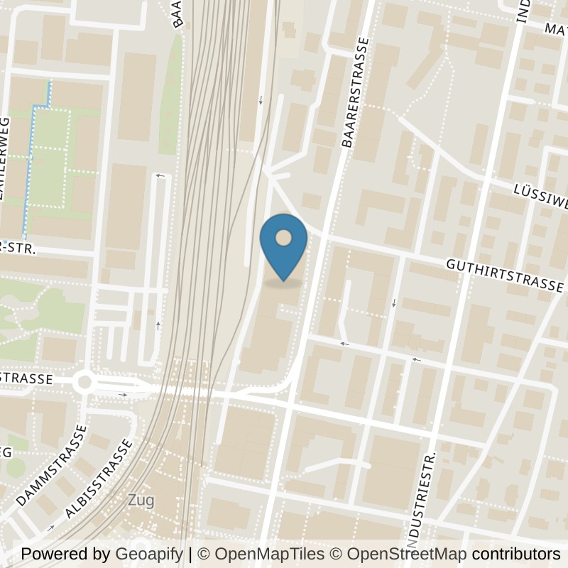 Map: location of JAB.X.BURN in Zug