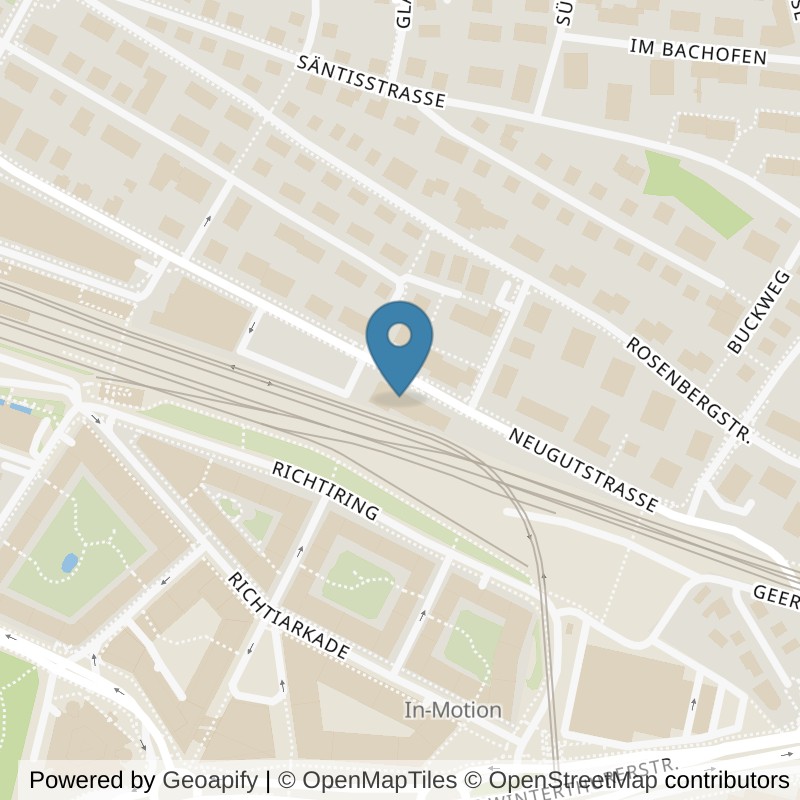 Map: location of Jackson-Gym in Wallisellen