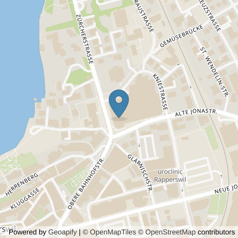 Map: location of Jam Fit GmbH in Rapperswil-Jona