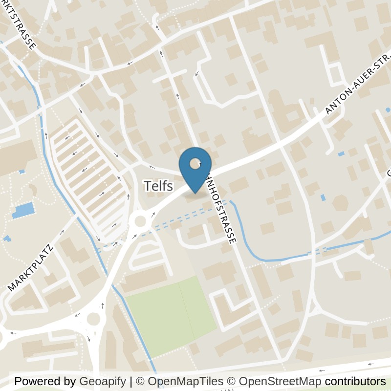 Map: location of Jamico's Gesundheitszentrum für Familien in Telfs
