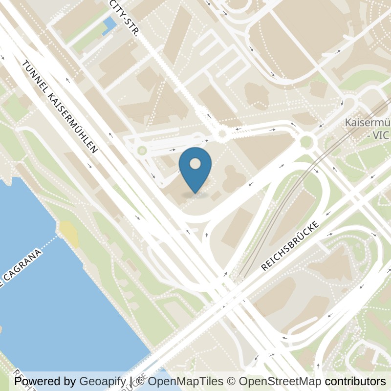 Map: location of John Harris Fitness DC Tower in Wien