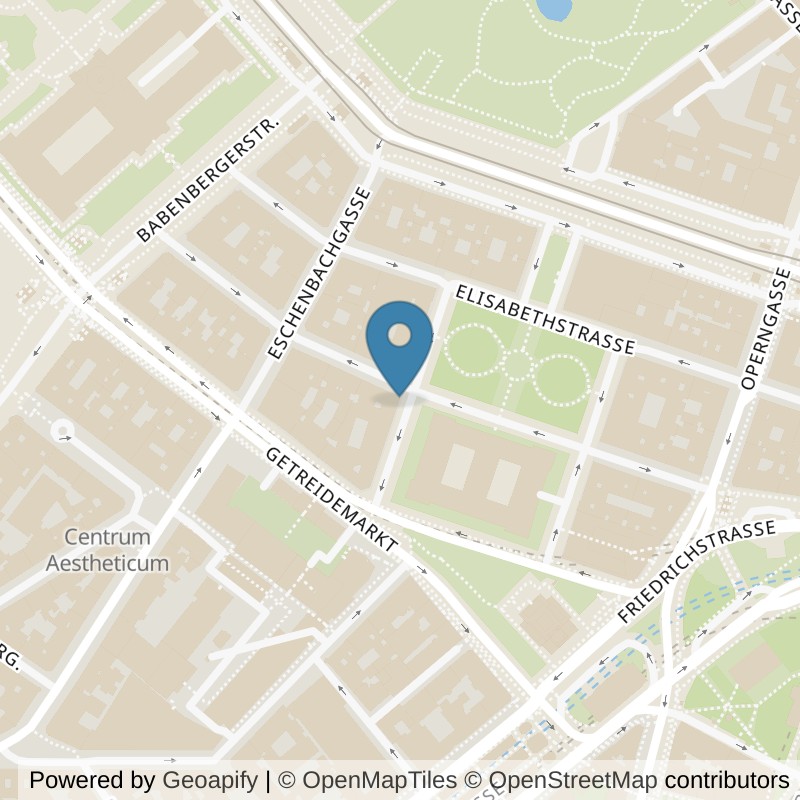 Map: location of John Harris Fitness Schillerplatz in Wien