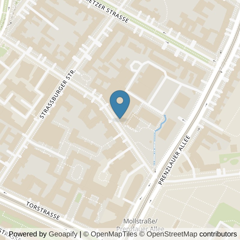 Map: location of John-Reed-Fitness-Berlin-Bötzow in Berlin