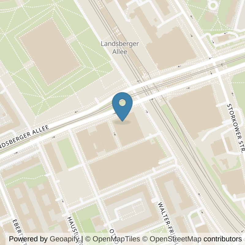Map: location of John-Reed-Fitness-Berlin-Friedrichshain in Berlin