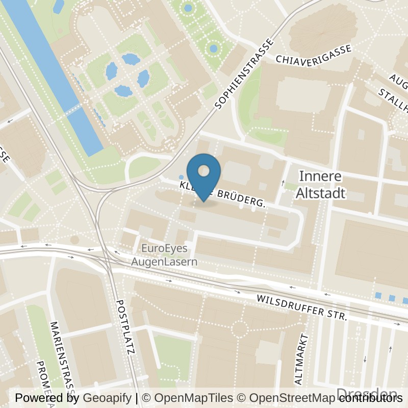 Map: location of John-Reed-Fitness-Dresden in Dresden