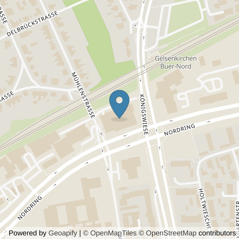 Map: location of John-Reed-Fitness-Gelsenkirchen in Gelsenkirchen