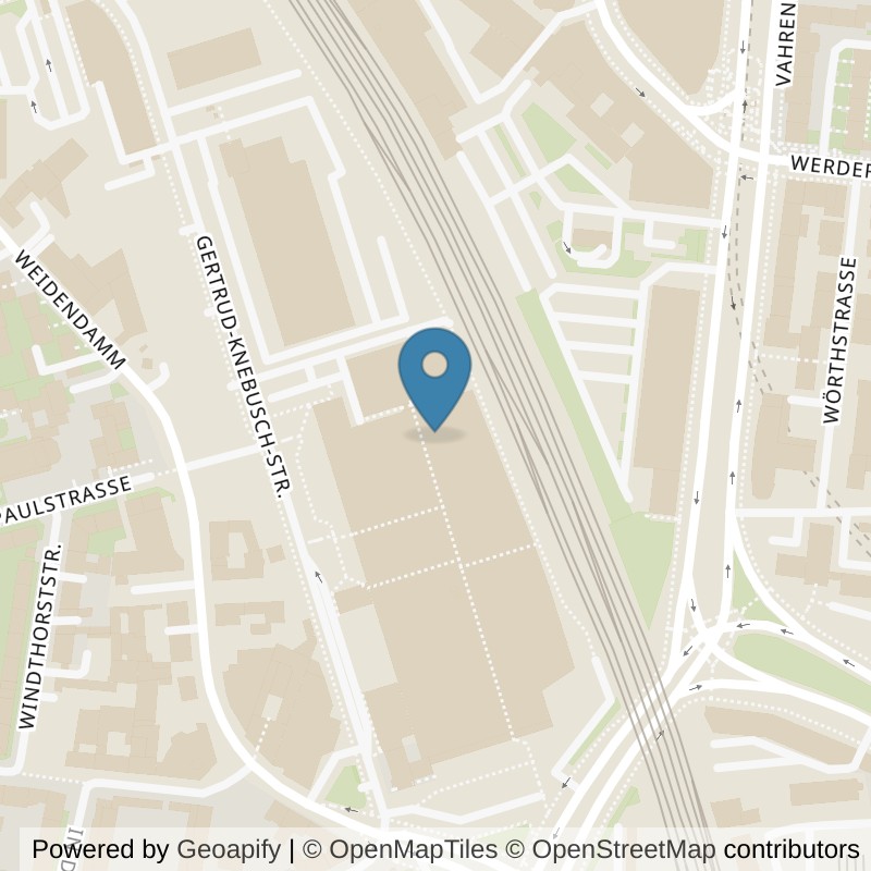 Map: location of John-Reed-Fitness-Hannover in Hannover