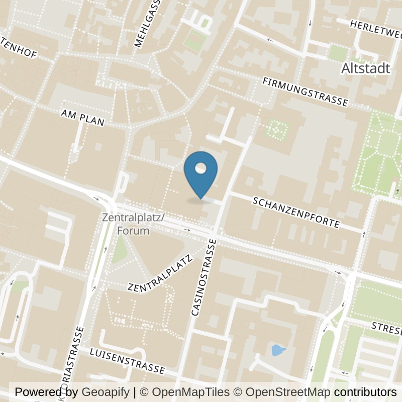 Map: location of John-Reed-Fitness-Koblenz in Koblenz
