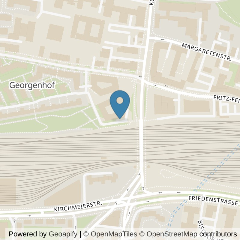 Map: location of John-Reed-Fitness-Regensburg in Regensburg