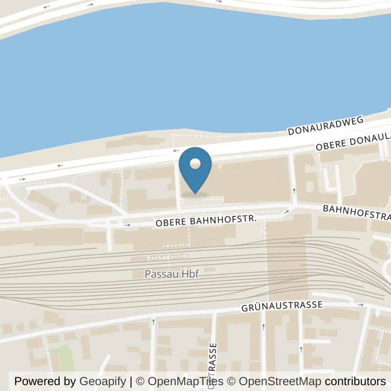 Map: location of JOHN REED Passau in Passau