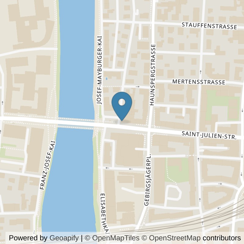 Map: location of JOHN REED Salzburg in Salzburg