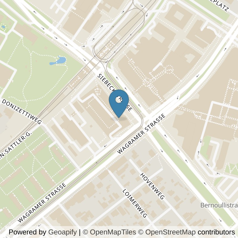 Map: location of JOHN REED Wien Donau Zentrum in Wien