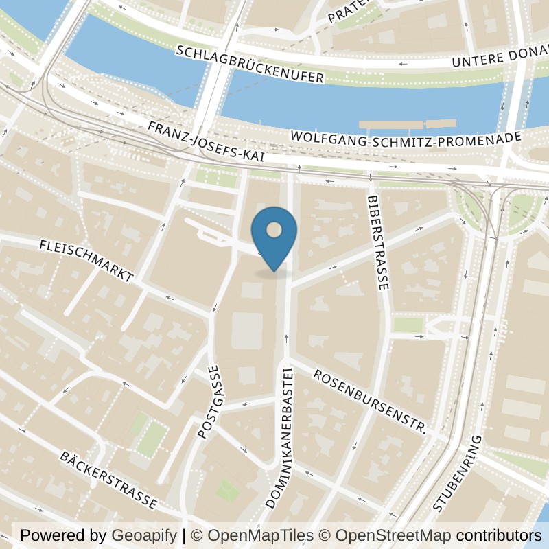 Map: location of JOHN REED Wien Schwedenplatz in Wien
