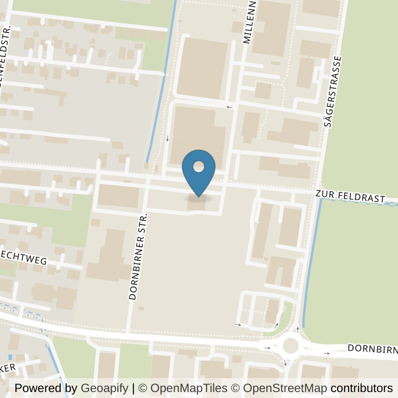 Map: location of Judith Grabher in Lustenau
