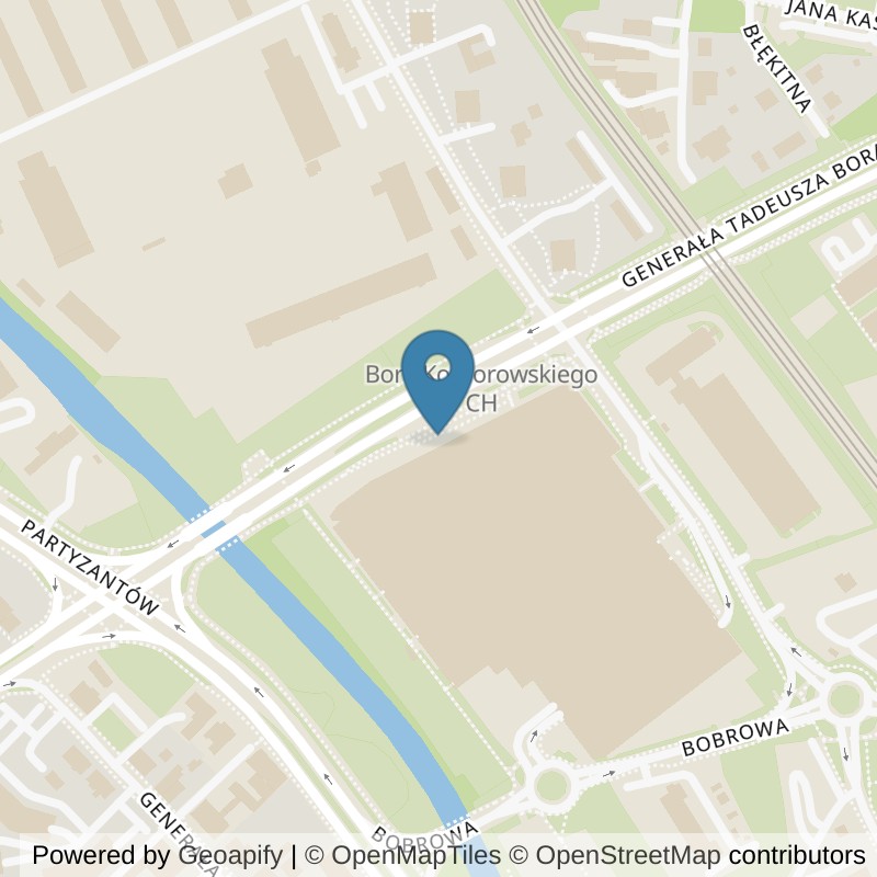Map: location of Just GYM Siłownie Bielsko-Biała 24h in Bielsko-Biała