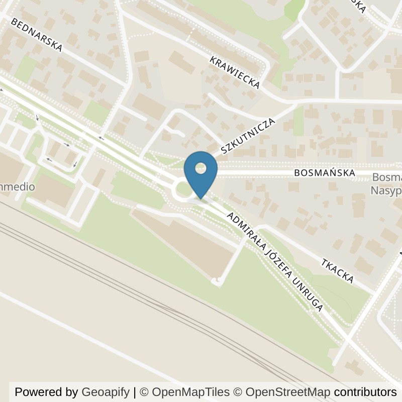 Map: location of Just GYM Unruga Gdynia 24h in Gdynia
