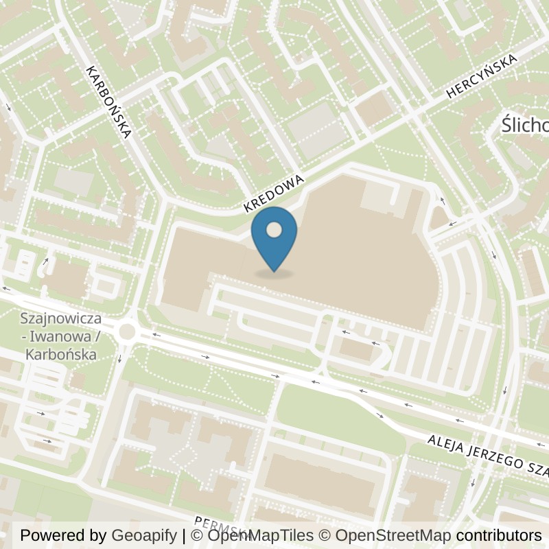 Map: location of Just GYM Siłownie Kielce 24h in Kielce