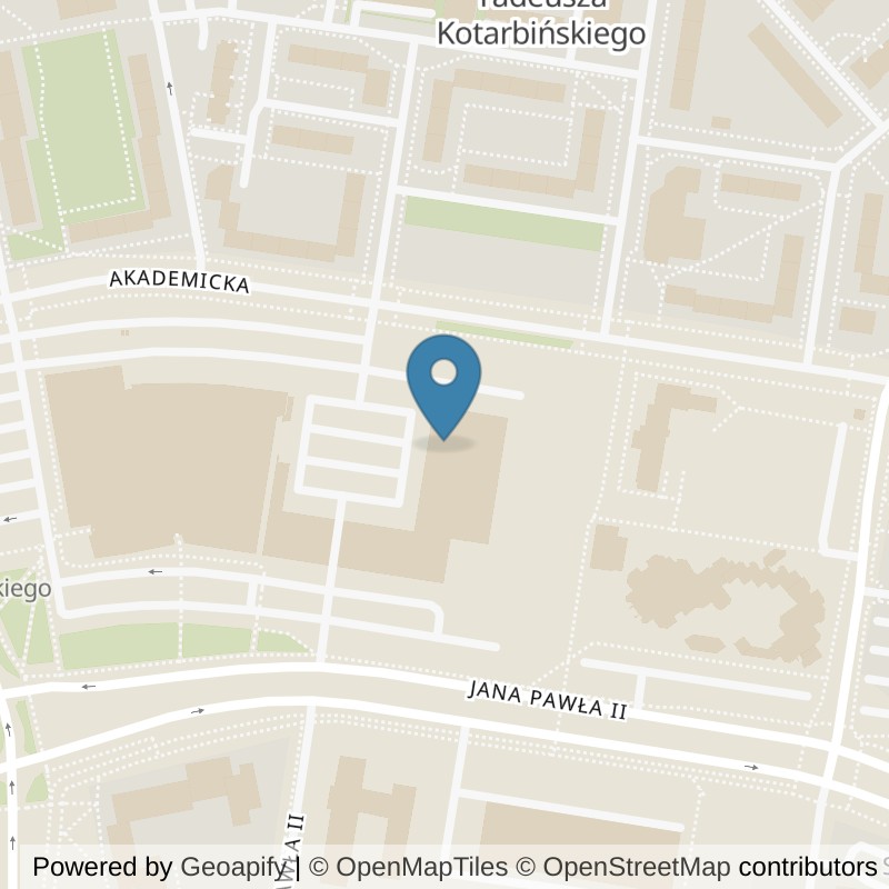 Map: location of Just GYM SIŁOWNIA KOSZALIN in 75-001 Koszalin