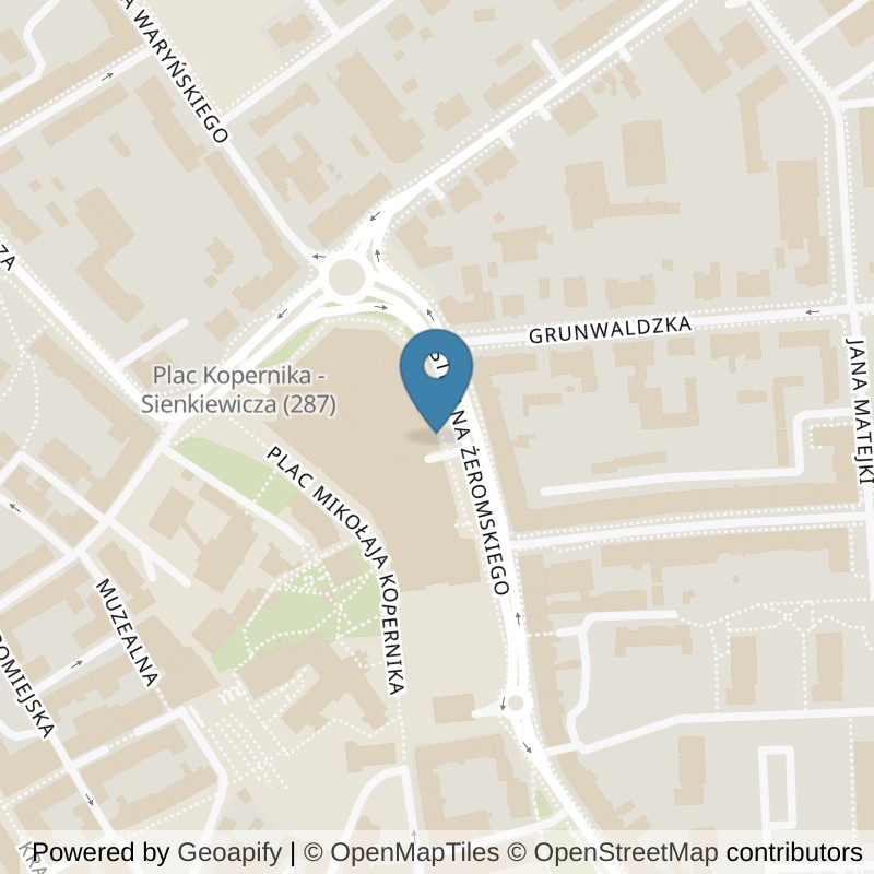 Map: location of Just GYM Siłownie Opole 24h in Opole