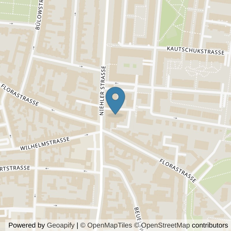 Map: location of Just Fit 11 Light Köln Nippes in Köln