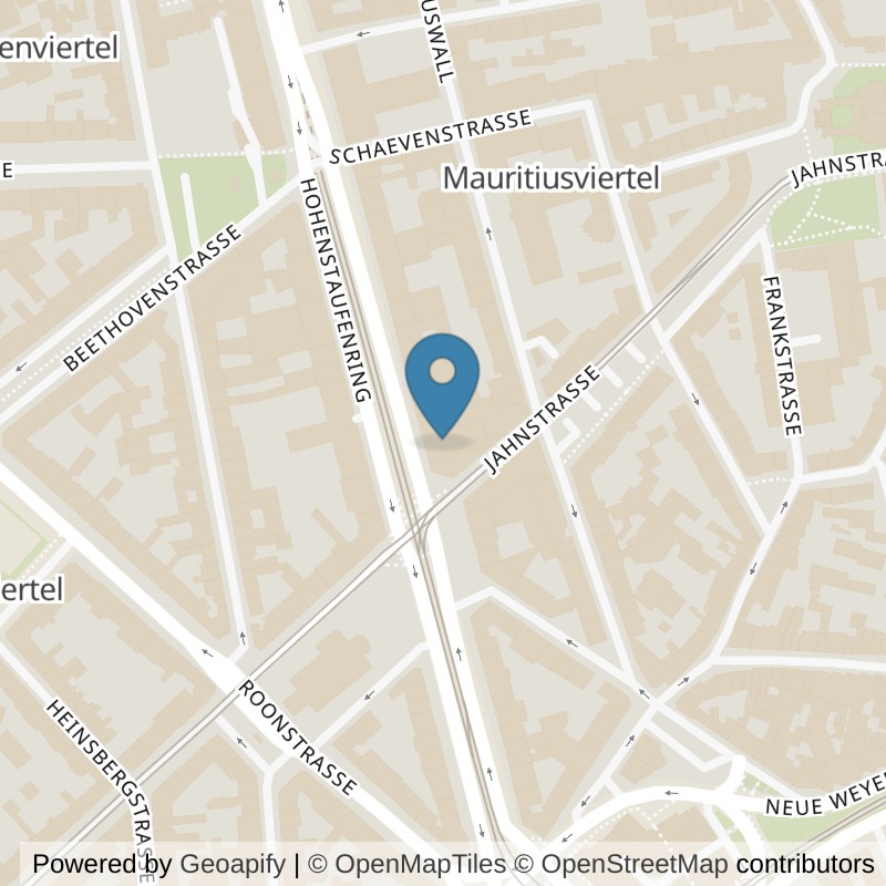 Map: location of Just Fit 13 Classic Köln Altstadt Süd in Köln