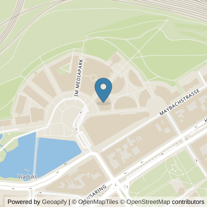 Map: location of Just Fit 18 Premium Köln Neustadt Nord in Köln