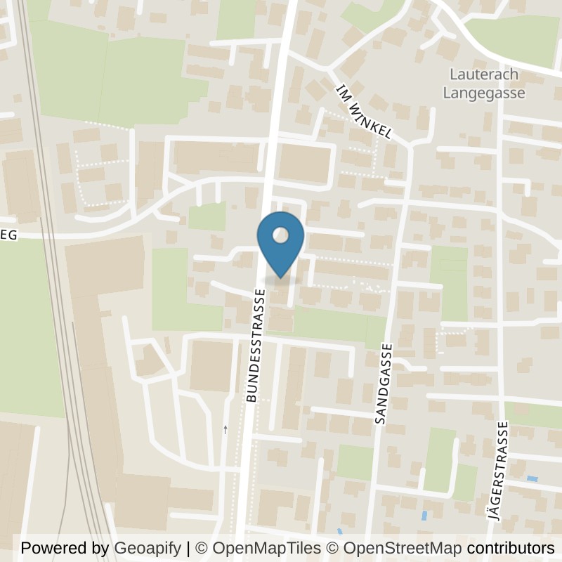 Map: location of Justyfit.Bregenz in Lauterach