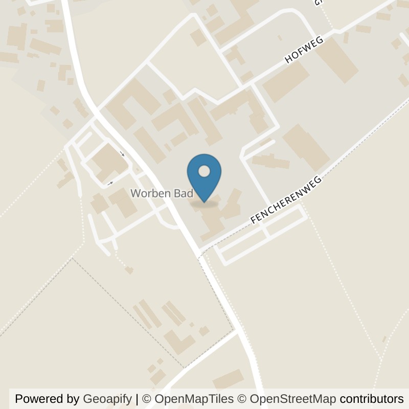 Map: location of K-Fit Worben in Worben