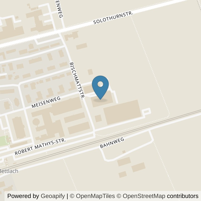 Map: location of Kakadu Freizeitsportanlage AG in Bettlach