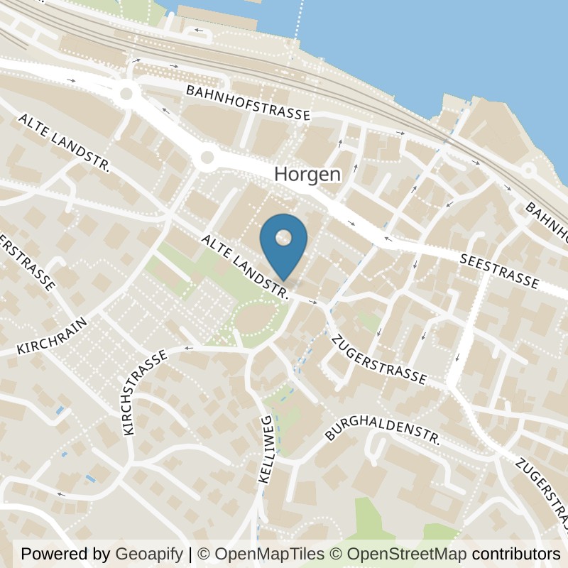Map: location of kate pure movement in Horgen