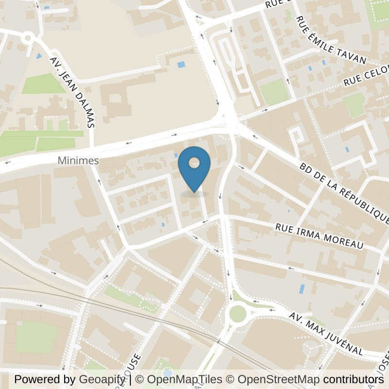 Map: location of Keepcool Aix-en-Provence Centre in Aix en Provence
