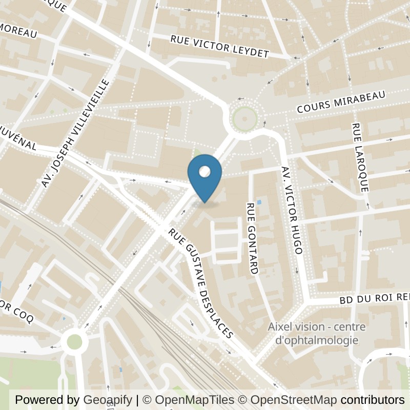 Map: location of Keepcool Aix-en-Provence Rotonde in Aix en Provence