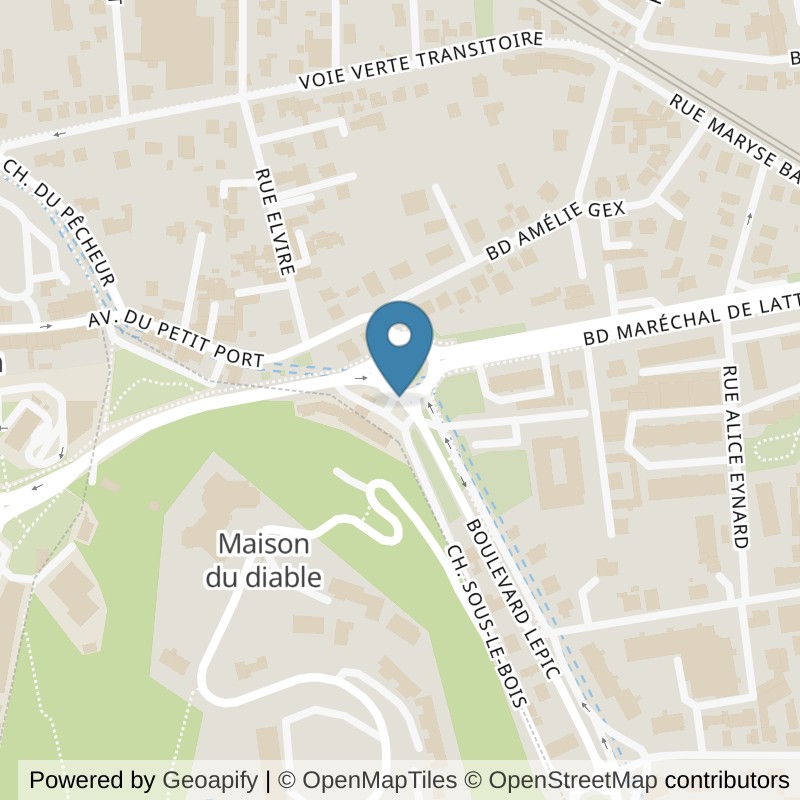 Map: location of Keepcool Aix-les-Bains in Aix-les-Bains