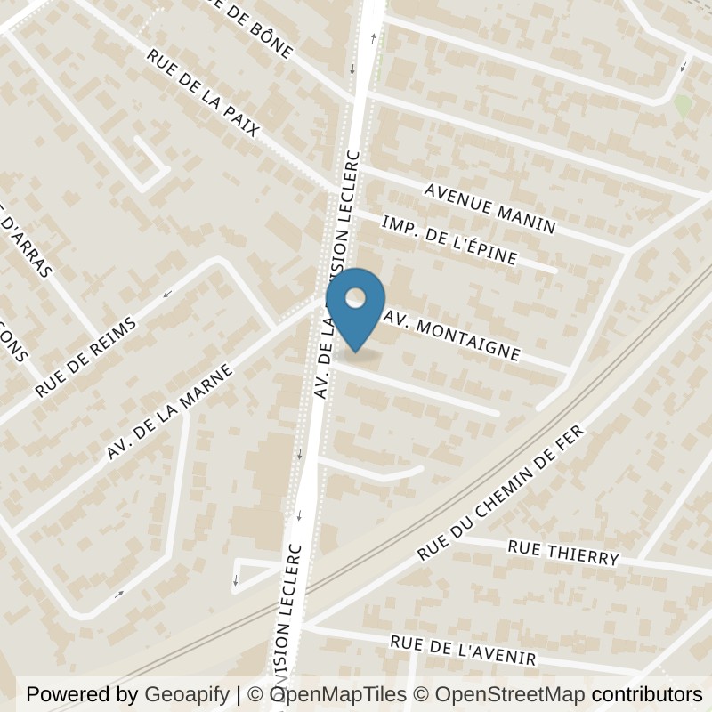 Map: location of Keepcool Antony in Paris