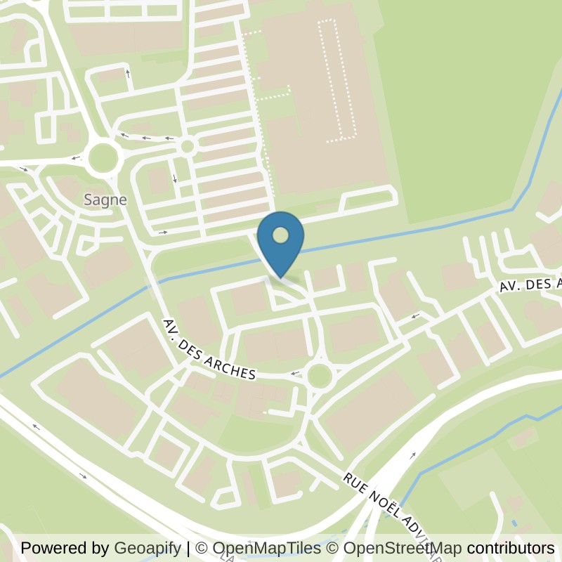 Map: location of Keepcool Arles Fourchon in Arles Fourchon
