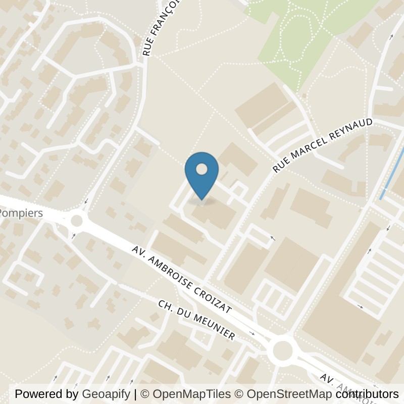 Map: location of Keepcool Crolles in Crolles