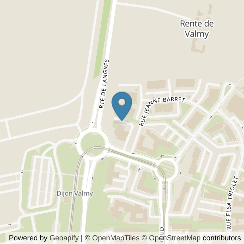 Map: location of Keepcool Dijon Valmy in Dijon