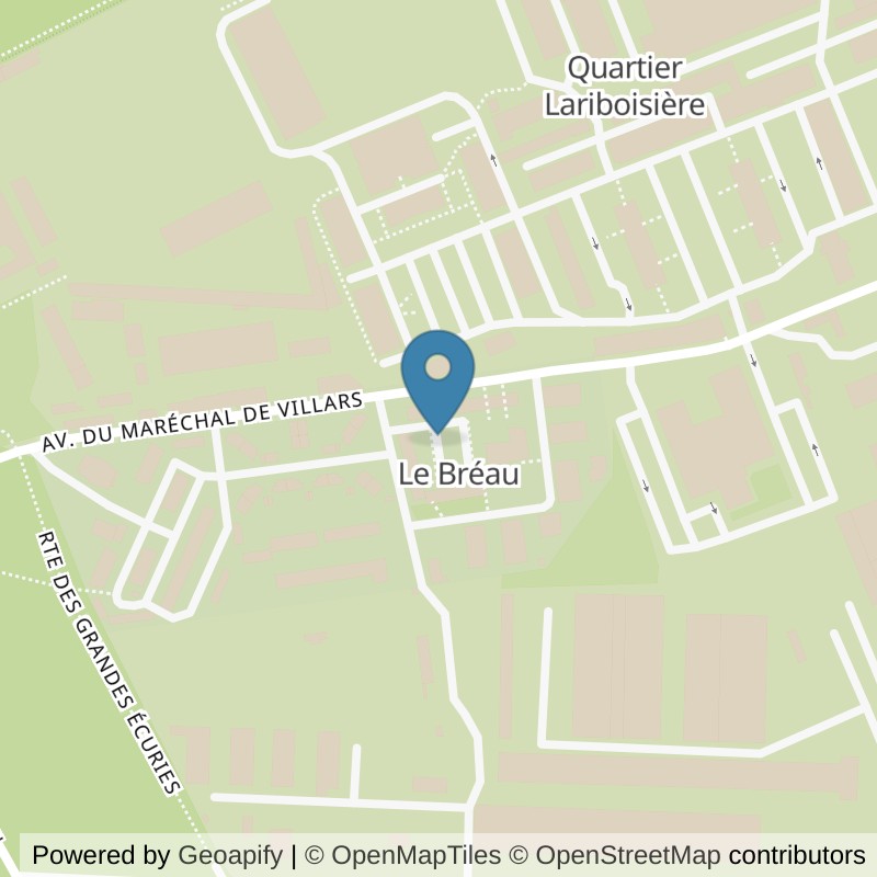 Map: location of Keepcool Fontainebleau in Seine-et-Marne