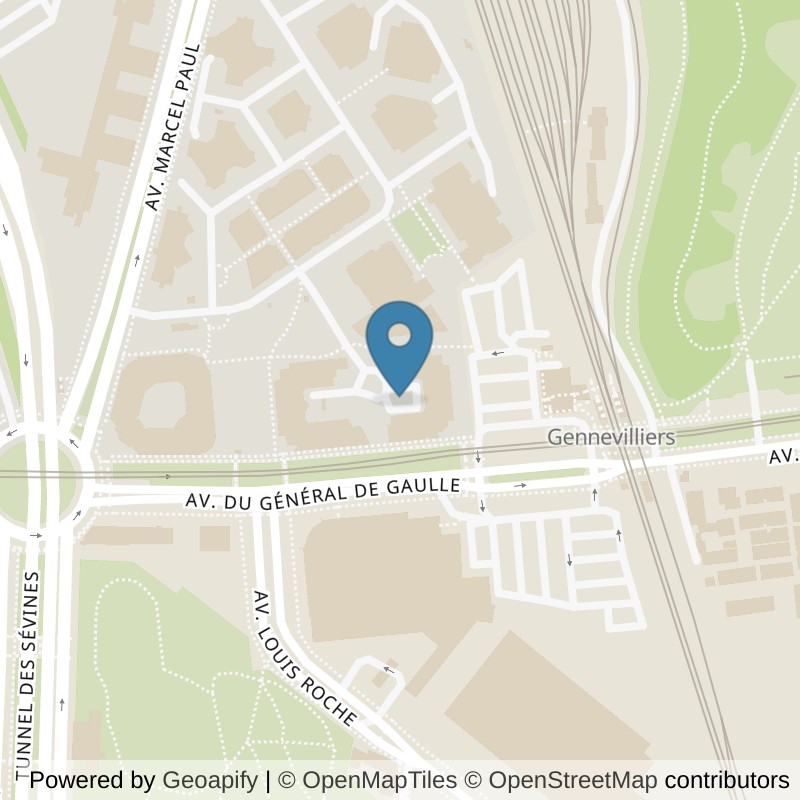 Map: location of Keepcool Gennevilliers in Gennevilliers