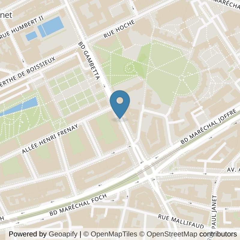 Map: location of Keepcool Grenoble Gambetta in Grenoble