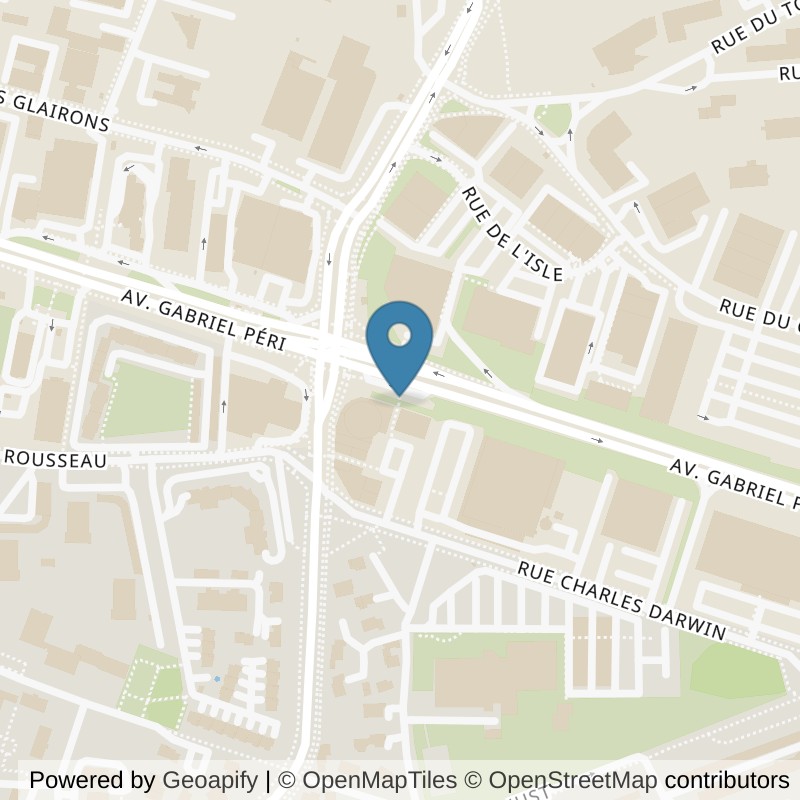 Map: location of Keepcool Grenoble Saint-Martin-D'Hères in Grenoble