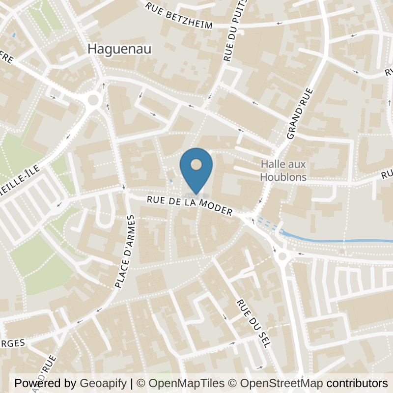 Map: location of Keepcool Haguenau in Strasbourg