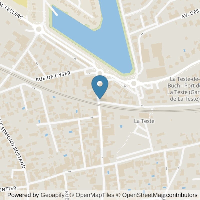 Map: location of Keepcool La Teste in La Teste