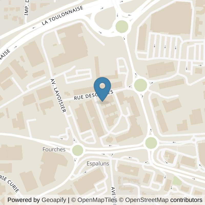 Map: location of Keepcool La Valette in La Valette